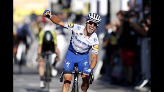 Tour de France Stage 2 highlights Alaphilippe powers to victory and yellow jersey in Nice [upl. by Otilia]