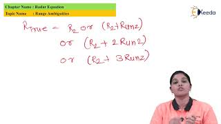 Range Ambiguities  Radar Equation  Radar Engineering [upl. by Eustache]