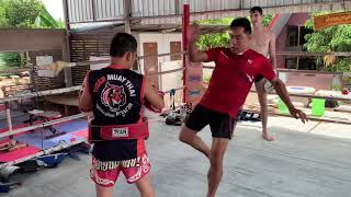 How To Muay Thai  Double Kick  Sit Nuengtrakan Muay Thai [upl. by Evangelia]