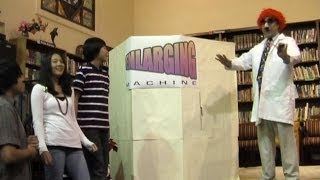 The Incredible Enlarging Machine  Funny Christmas Skit [upl. by Padraic]