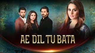 Ae Dil Tu Bata  Ep 03  Bilal Qureshi Fatima Effendi  Pakistani Best Drama [upl. by Glad]