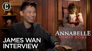 James Wan Interview Annabelle Comes Home [upl. by Faxen]