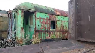 Train Graveyard full of old Train Cars [upl. by Airyk]