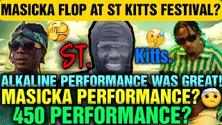 Msickas Failure At St Kitts Music Festival Alkaline And 450 Steal The Show [upl. by Ardekal]