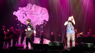 Lupe Fiasco amp Guy Sebastian perform quotBattle Scarsquot  live band and choir  the Grammy Foundation [upl. by Roderic]