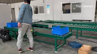 Motorized Roller Conveyor System with PLC Control [upl. by Nicolais]