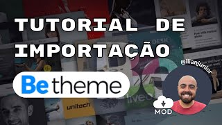 Tutorial de Importação Betheme Wordpress [upl. by Kumar463]