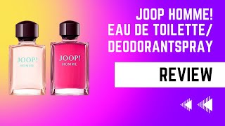 Joop Homme Mens Perfume Joop Deodorant VS Eau De Toilette  PERFUME REVIEW WHATS THE DIFFERENCE [upl. by Kliber]