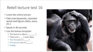 PTE Practice test Retell lecture 16 [upl. by Siver]