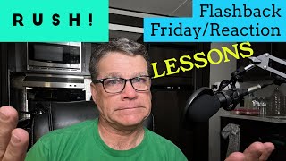 RC1 Reactions Flashback FridayReaction Rush Lessons Lyric video [upl. by Everard]