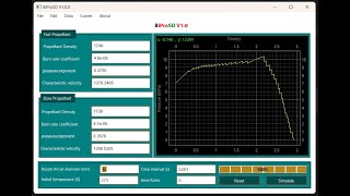 BiProSD V10 two propellant grain calculations [upl. by Nutter]