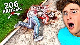 If I Break A Bone I DIE GTA 5 Mods [upl. by Dranrev]