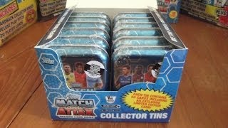 GERRARD LIMITED EDITION opening COLLECTOR TINS topps match attax 2013  2014 HD [upl. by Ripp]