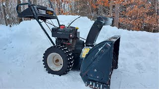 My Old Snowblower Still Getting the Job Done  Yardworks 30 Inch 105HP [upl. by Ellinger189]