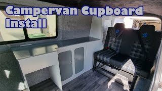 How to install Flatpack Campervan Cupboards [upl. by Odericus]