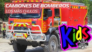 🚒 Camiones de Bomberos ¡Los más chulos  GH KIDS [upl. by Asiul]