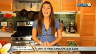 How to Make Simple Arugula Salad [upl. by Rodolfo214]