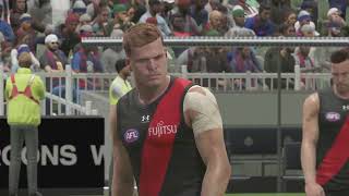 2024 AFL Premiership Season Round 18 Dees Vs Bombers [upl. by Enirehs934]