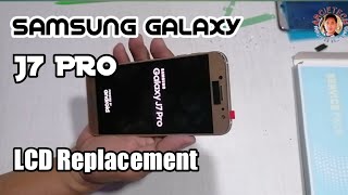 Samsung Galaxy J7 PRO LCD Replacement [upl. by Anayik]