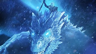 Night king kills dragon Rhaegal amp Viserion Death Scenes gameofthrones dragon hbo rhaegal [upl. by Hsakiv20]