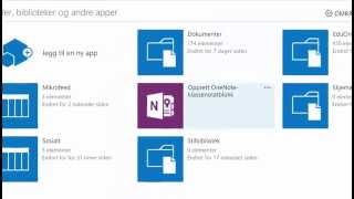 OneNote klassebok i Office365 [upl. by Salomie]