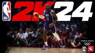 NBA 2K24  PARIS 2024 OLYMPICS ROSTER UPDATE  TUTORIAL [upl. by Ecirtap847]