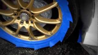 How to Plasti Dip Wheels Rims by DippedTunerscom [upl. by Efeek]