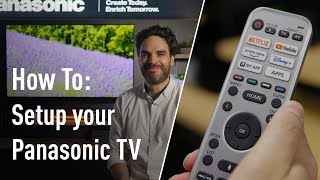 How to  Setup your Panasonic TV [upl. by Nedmac]