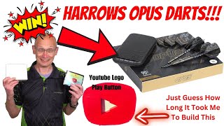 ENDED WIN HARROWS OPUS DARTS JUST GUESS THE TIME TO BUILD YOUTUBE LEGO PLAY BUTTON [upl. by Eutnoj]