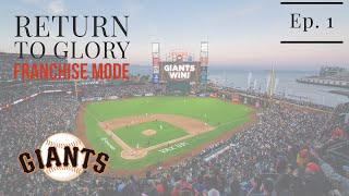 MLB The Show San Francisco Giants  Franchise Mode Ep 1 [upl. by Sheepshanks]