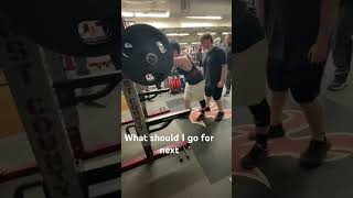 315 on squat only been lifting for about 3 months [upl. by Drucilla]