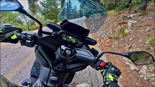 Yamaha XMAX 300 2023  MotoRaw 4K [upl. by Krilov204]