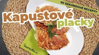 Kapustové placky  jednoduchý recept [upl. by Smitty290]