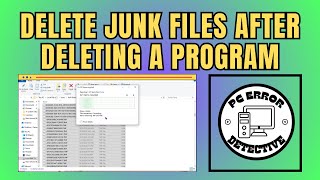 How to Delete Junk Files After Deleting a Program in Windows 10 [upl. by Nnire]