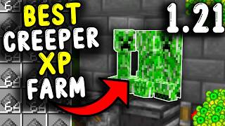 BEST CREEPER XP Farm in Minecraft Bedrock 121 [upl. by Purcell]