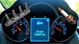 How to Diagnose and Fix Service Stabilitrak Traction Control Problem 2011  2015 Chevy Cruze [upl. by Alastair]