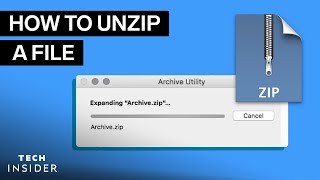 How To Unzip A File [upl. by Ennagem]