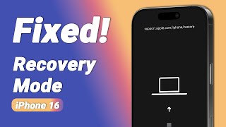 Top 4 Ways How to Fix iPhone 16 Stuck in Recovery Mode  2024 [upl. by Ynnej]