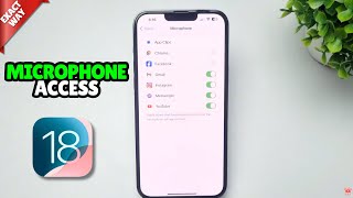 iOS 18 How To Turn ON Microphone Access iPhone [upl. by Ketty285]