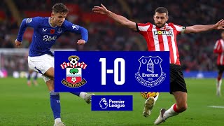 SOUTHAMPTON 10 EVERTON  Premier League highlights [upl. by Yssirc]