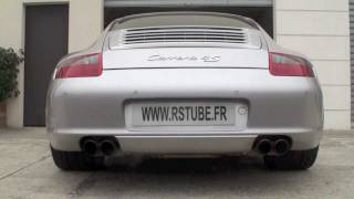 PORSCHE 9971 4S sport exhaust  SCART Ultima Récital [upl. by Limber]