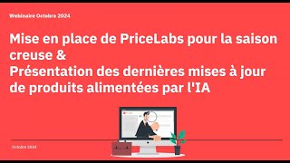 Octobre 2024  Mises à jour des produits et configuration de PriceLabs pour la période creuse [upl. by Nagap460]