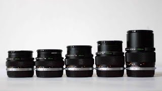 Vintage Lenses For Mirrorless  A Full Kit Of Zuiko Primes For Under £400 [upl. by Yniar616]