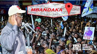 EN DIRECT DE MBANDAKA  LA POPULATION S EXPRIME AVANT L ARRIVEE DE FELIX TSHISEKEDI CANDIDAT № 20 [upl. by Sim96]