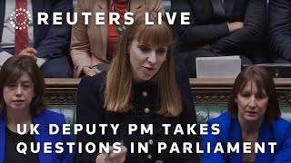 LIVE British Deputy PM Angela Rayner takes questions in parliament [upl. by Araet]