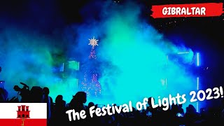 The Christmas Lights Switch On 2023  GIBRALTAR [upl. by Subak]