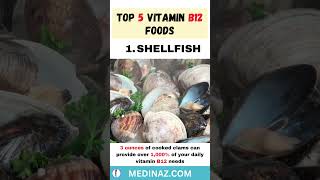 Top 5 Vitamin B12 Foods  B12 Deficiency  Vitamin B12 rich Foods [upl. by Nahrut]