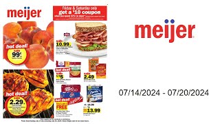 Meijer Weekly Ad US  07142024  07202024 [upl. by Ethelinda]