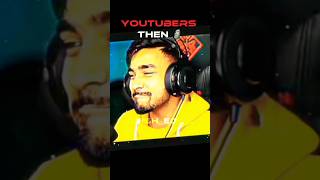 youtubers now or then Minecraft videoseditz videos new viral gaming shorts [upl. by Akkeber]