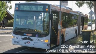 CDC Wyndham 106 Scania L94UA Volgren CR228L [upl. by Foote]